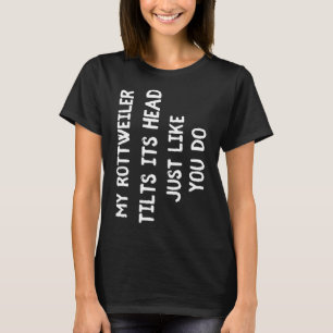 Camiseta Rottweiler Funny Dog Lover Regalo Cute Mujeres Hom