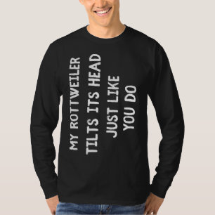 Camiseta Rottweiler Funny Dog Lover Regalo Cute Mujeres Hom