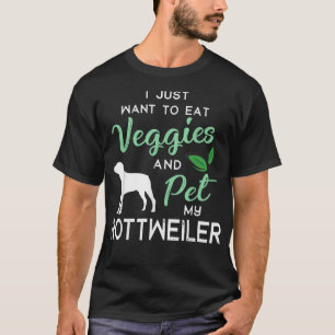Camiseta Rottweiler Funny Vegan Dog Lover Dueño Xmas Nacido