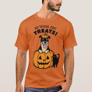Camiseta Rottweiler Halloween No hay trucos