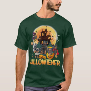 Camiseta Rottweiler Hallowiener Calabaza Perro Halloween
