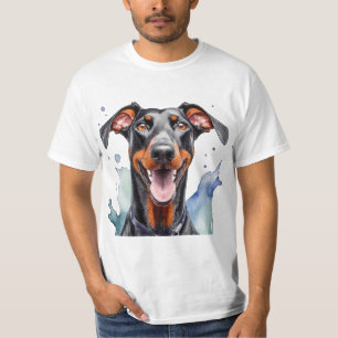 Camiseta Rottweiler Happy Face Dog