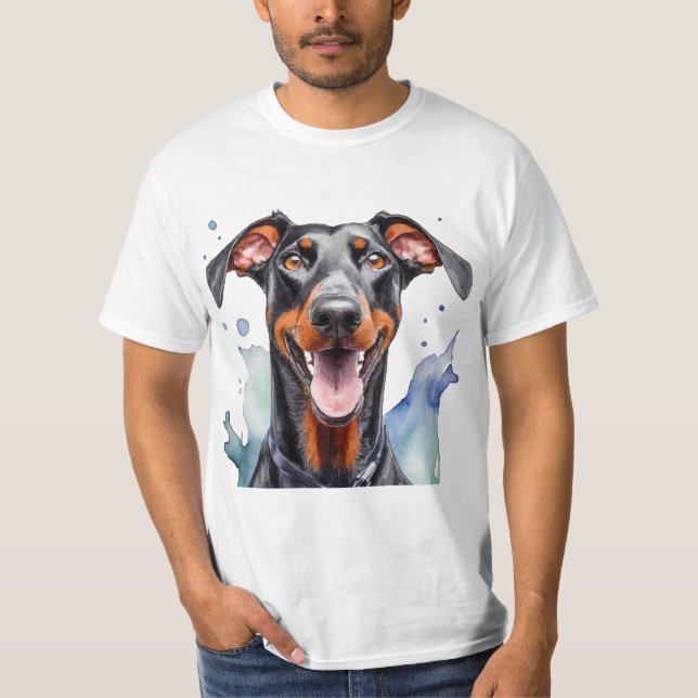 Camiseta Rottweiler Happy Face Dog (Anverso)