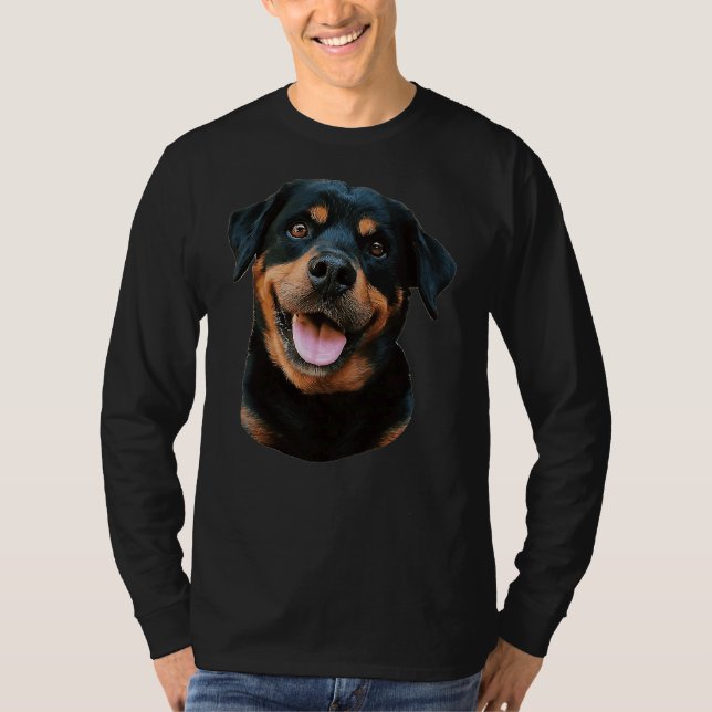 Camiseta Rottweiler Hermosa Raza de Perro (Anverso)