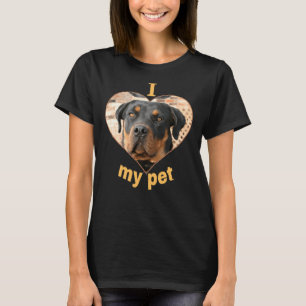 Camiseta Rottweiler Hermosas pinturas de perro me encantan