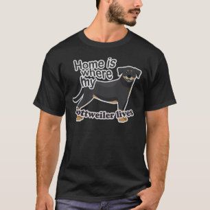 Camiseta Rottweiler Home