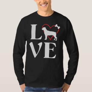 Camiseta Rottweiler Love Dogs For Women Rottie Mama