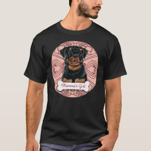 Camiseta Rottweiler Mamma S Chica Pale Pink