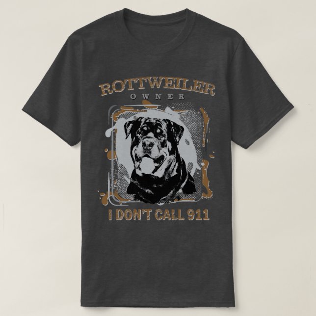 Camiseta Rottweiler Metzgerhund (10) (Diseño del anverso)