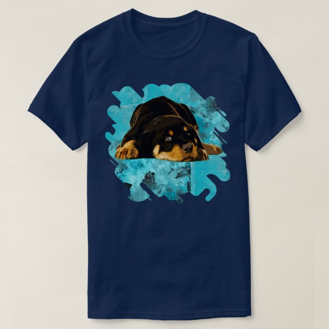 Camiseta Rottweiler Metzgerhund Puppy (Diseño del anverso)