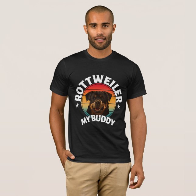 Camiseta rottweiler mi amigo (Anverso completo)