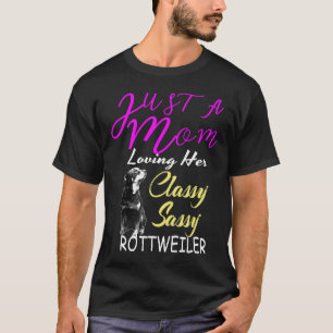 Camiseta Rottweiler Mom Shirt Dog Love