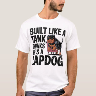 Camiseta Rottweiler musculoso - Arte de perro duro