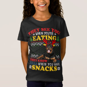 Camiseta Rottweiler Navidades feos Hoodie Dog Lover Xmas Gi