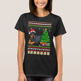 Camiseta Rottweiler Navidades feos Rottweiler Racerback