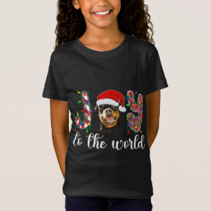 Camiseta Rottweiler Navidades Rottie Xmas Fiesta Rottweiler
