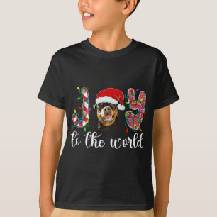 Camiseta Rottweiler Navidades Rottie Xmas Fiesta Rottweiler