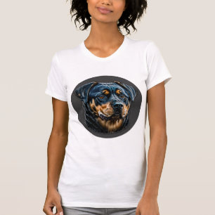 Camiseta Rottweiler negro