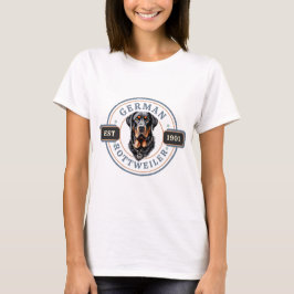 Camiseta Rottweiler para mujeres