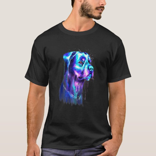 Camiseta Rottweiler Para Una Madre Rottweiler (Anverso)