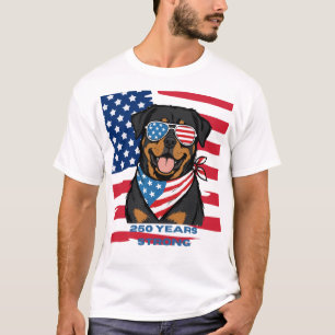 Camiseta Rottweiler Patriota 
