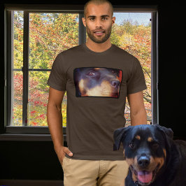 Camiseta Rottweiler Portrait plantilla de 1 ranura T-Shirt