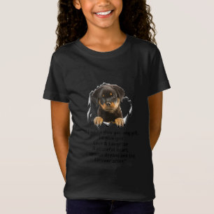 Camiseta Rottweiler Puppy Si Pudiera Darle Algún Gif Gracio