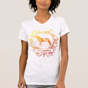 Camiseta Rottweiler resistido con clase