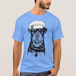 Camiseta Rottweiler Rottie Dog Cocina divertida del chef Co