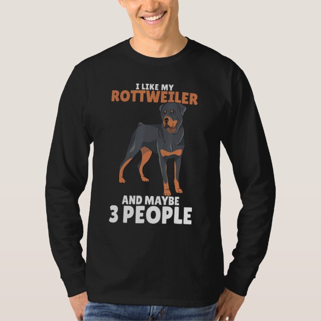 Camiseta Rottweiler Rottie Me Gusta Perro Amor (Anverso)