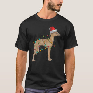 Camiseta Rottweiler Santa Hat ilumina a Navidades Perro Paj