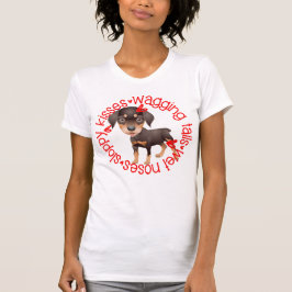 Camiseta Rottweiler, Sloppy Kisses B&C