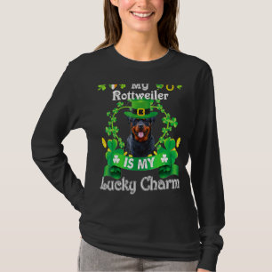 Camiseta Rottweiler St Patrick S Day Irlandés Funny Dog Lov