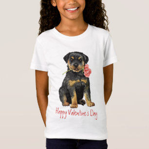 Camiseta Rottweiler subió tarjeta del día de San Valentí