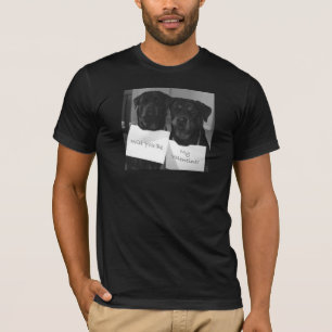 Camiseta Rottweiler Tarjeta del día de San Valentín-Para
