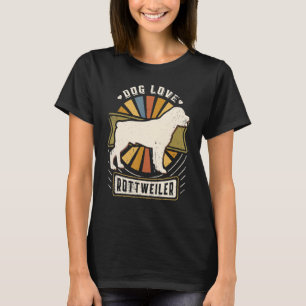 Camiseta Rottweiler Vintage Classic Retro Dog