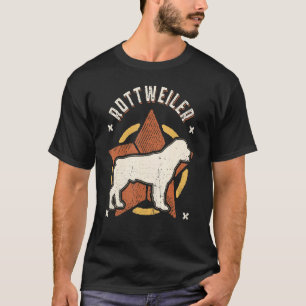 Camiseta Rottweiler Vintage Retro Classic Dog