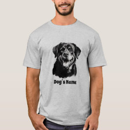 Camiseta Rottweilers Silhoutte blanco y negro