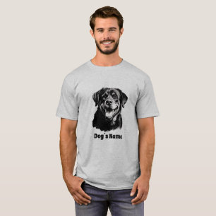 Camiseta Rottweilers Silhoutte blanco y negro