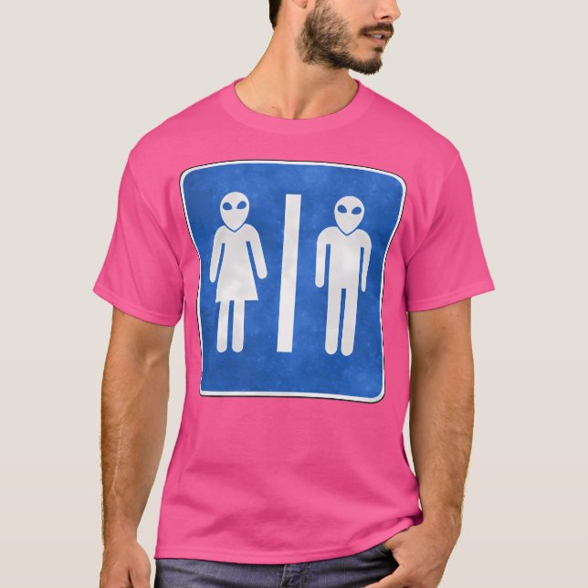 Camiseta Rótulo Alien Toilet (Anverso)