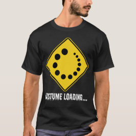 Camiseta Rótulo Amarillo de Carretera con Disfraces de Hall
