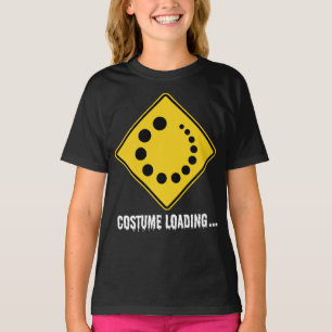 Camiseta Rótulo Amarillo de Carretera con Disfraces de Hall