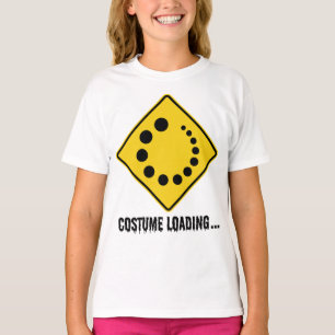 Camiseta Rótulo Amarillo de Carretera con Disfraces de Hall