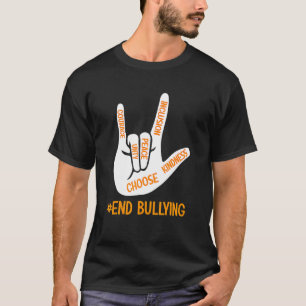Camiseta Rótulo Amor Idioma Unidad Día Niños Naranjas 2022