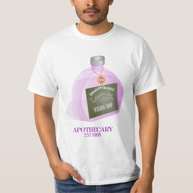 Camiseta Rótulo apothecary Vintage (Anverso)