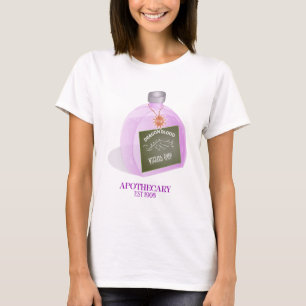 Camiseta Rótulo apothecary Vintage