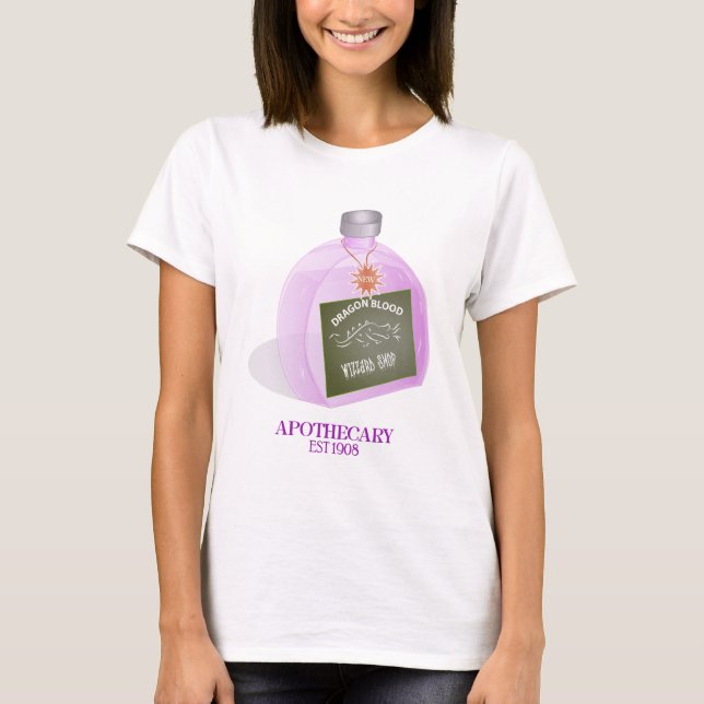 Camiseta Rótulo apothecary Vintage (Anverso)