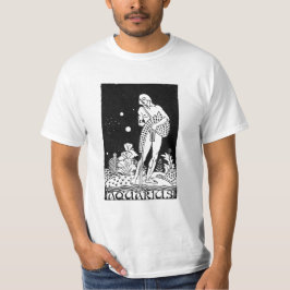 Camiseta Rótulo Aquarius Zodiac