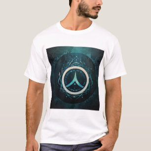 Camiseta Rótulo Aquarius Zodiac Mentes creativas