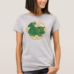 Camiseta Rótulo Aries del Zodiac
